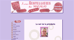 Desktop Screenshot of lesdentellieresdemagalas.com