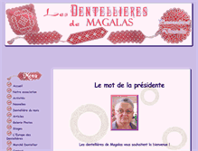 Tablet Screenshot of lesdentellieresdemagalas.com